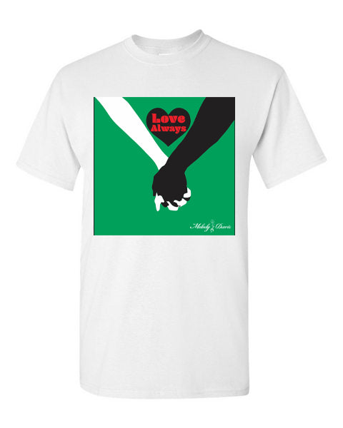 White Short Sleeve "Love Always" T-shirt